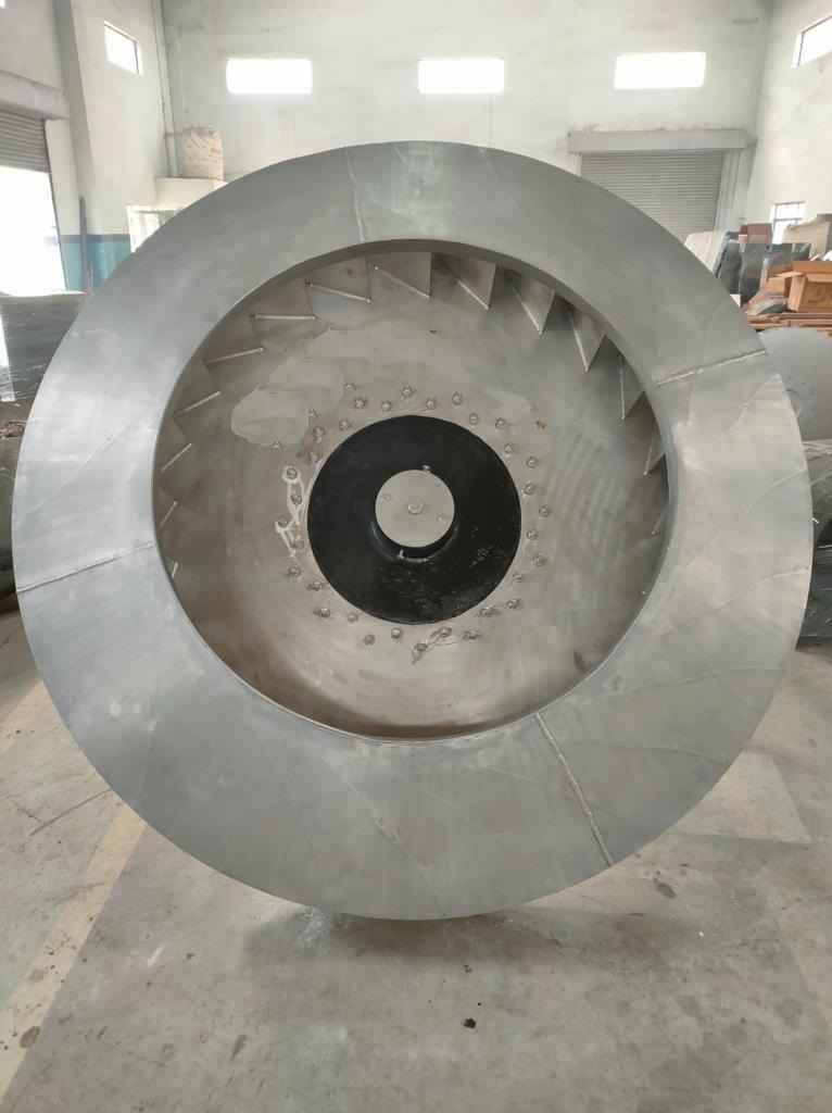 Industrial Self-Cleaning Centrifugal Blade Assembly - High Efficiency Air Handling Rotor
